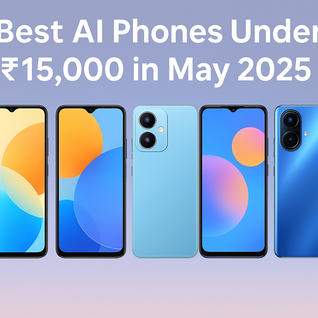 Best AI Phones Under ₹15,000 in May 2025