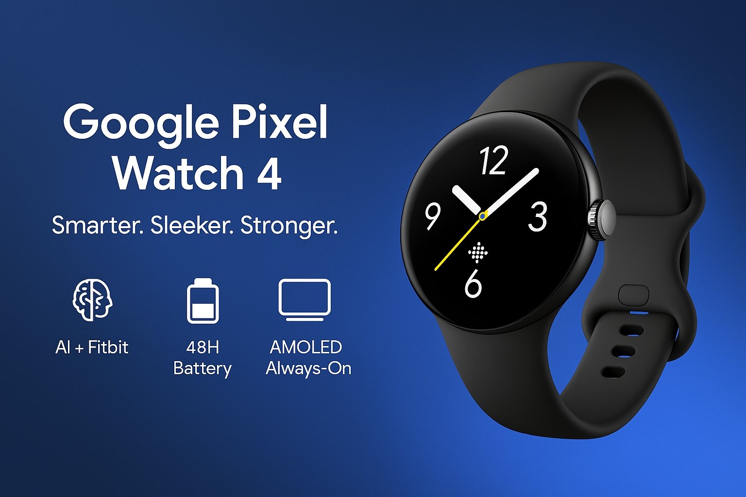 Google Pixel Watch 4 – Smarter, Sharper, Sleeker Than Ever