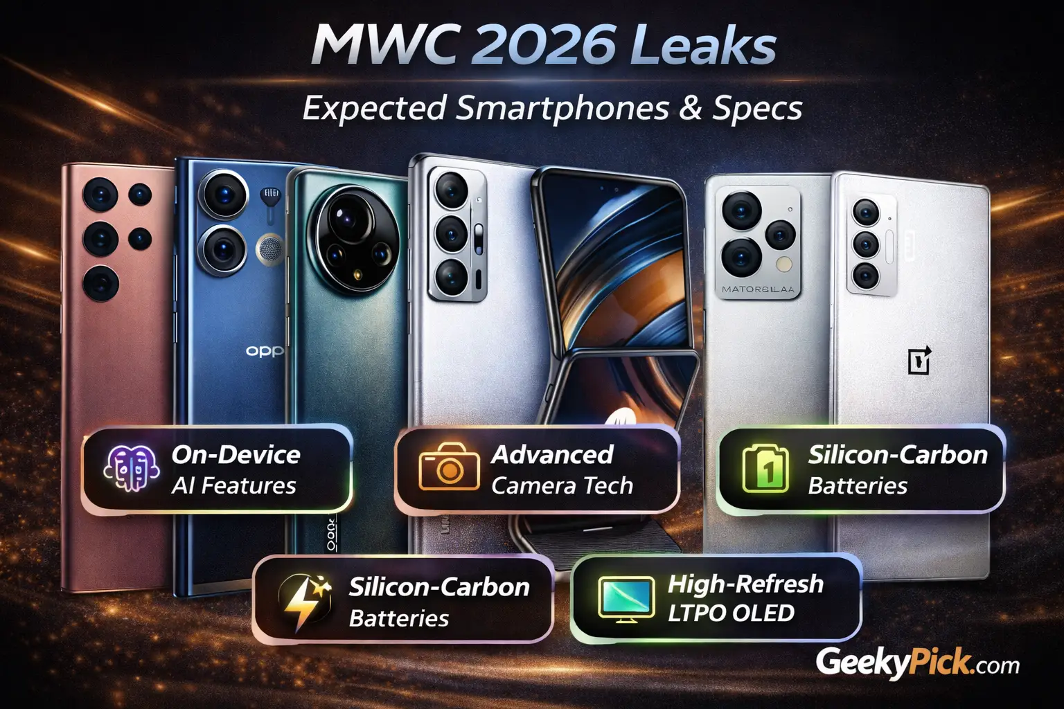 Expected Phones at MWC 2026 with Leaked Specs